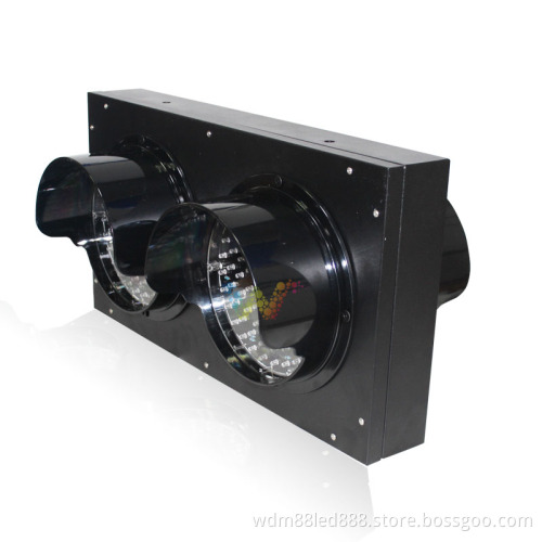 Dual Sided 200mm traffic light 2 aspects